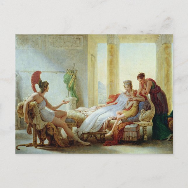 Aeneas telling Dido of the Disaster at Troy Postcard (Front)