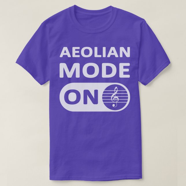 Aeolian Mode T-Shirt (Design Front)