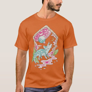 Aeon Archway Triceratops Dinosaur SciFi Space Art T-Shirt