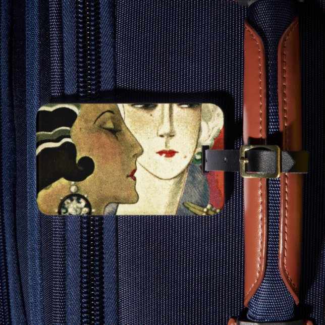 Aer Deco Ladies Luggage Tag (Front Insitu 4)