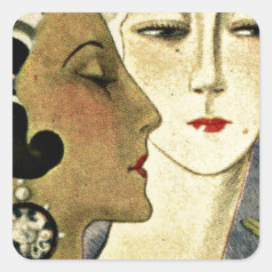 Aer Deco Ladies Square Sticker