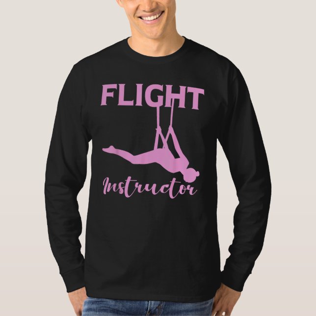 Aeralist Aerial Silks Dancer Yoga Acrobatics T-Shirt (Front)