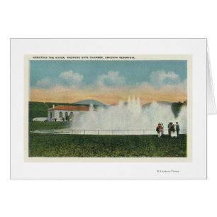 Aerating the Water at Ashokan Reservoir