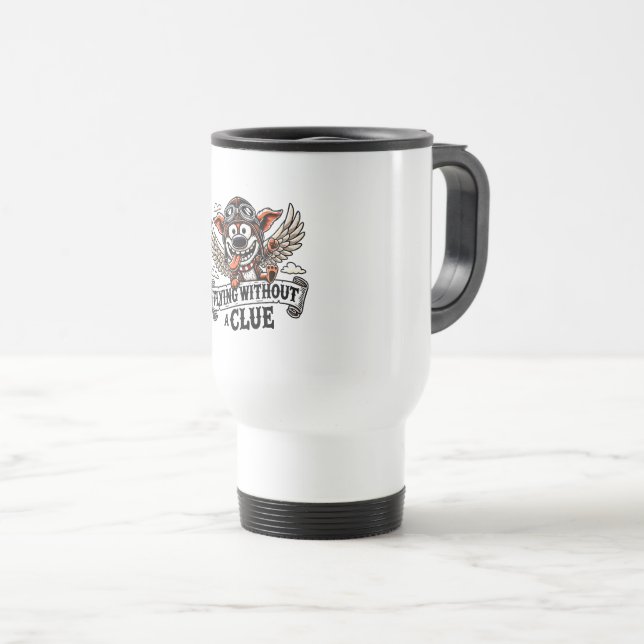 Aerial Antics Travel Mug (Front Right)