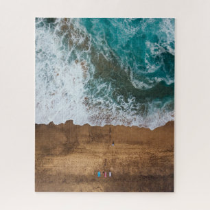 Aerial Beach Scene Jigsaw Puzzle
