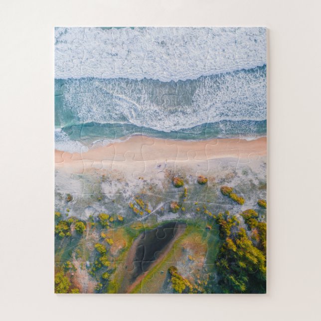 Aerial Beach View Jigsaw Puzzle (Vertical)