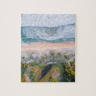 Aerial Beach View Jigsaw Puzzle