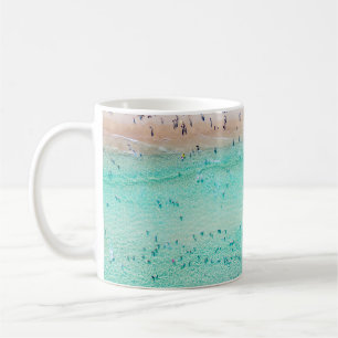 Aerial Bondi Beach, Sydney, summer. Coffee Mug