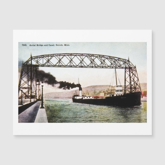 Aerial Bridge and Canal, Duluth, Minn. (Front)