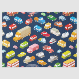 Aerial Cars and Buildings Series Design 13 Tissue Paper