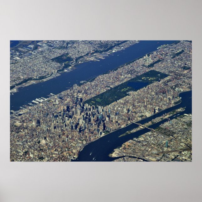 Aerial Central Park Poster (Front)