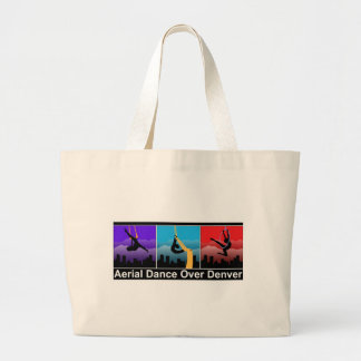 Aerial Dance Over Denver Large Tote Bag