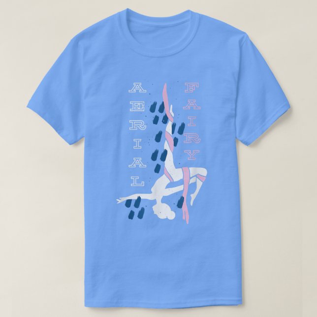 Aerial Fairy Silk Ropes Dancer Design  T-Shirt (Design Front)