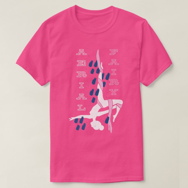Aerial Fairy Silk Ropes Dancer DesignT-Shirt T-Shirt (Design Front)