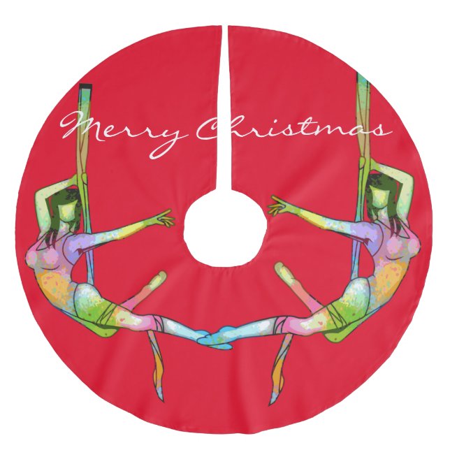 Aerial Fitness Yoga Thunder_Cove Brushed Polyester Tree Skirt (Front)