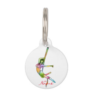 Aerial Fitness Yoga Thunder_Cove Pet Tag