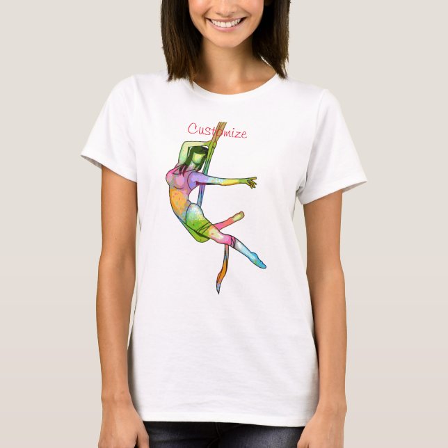 Aerial Fitness Yoga Thunder_Cove T-Shirt (Front)
