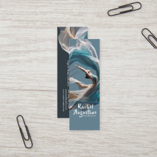 Aerial flying Air Yoga Instructor Pilates Fitness Mini Business Card