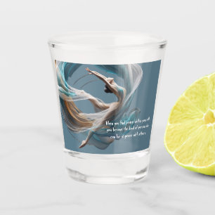 Aerial flying Air Yoga Instructor Pilates Fitness Shot Glass