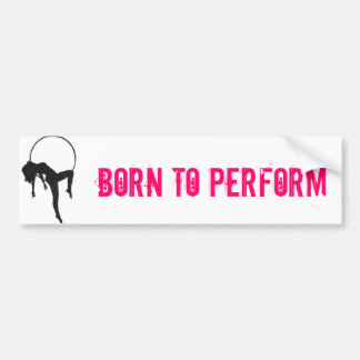 Aerial Hoop Lyra 'Born to perform' sticker