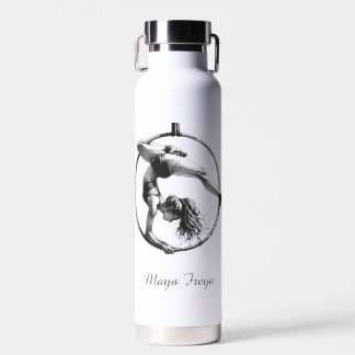 Aerial Hoop Lyra Name Water Bottle