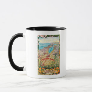 Aerial Map of Santa Clara County Mug