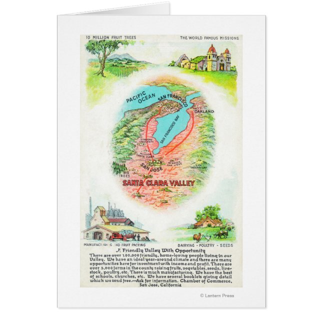 Aerial Map of Santa Clara County with Sites (Front)