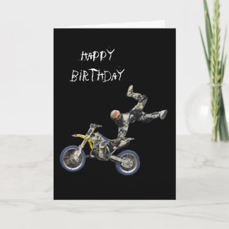 aerial moto-cross #2 vertical card