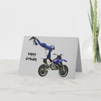 aerial moto-cross #3 card gray