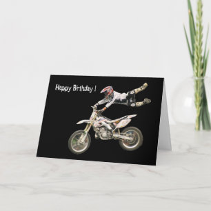 aerial moto-cross #4 card