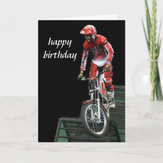 aerial moto-cross #5 vertical card