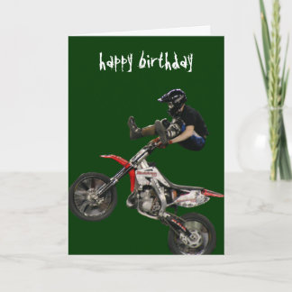 aerial moto-cross #6 vert card