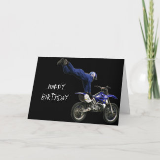 aerial moto-cross #7 card