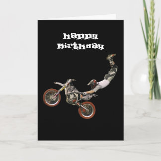 aerial moto-cross vertical card