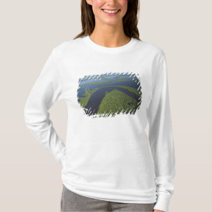 Aerial of Anavilhanas Archipelago, Flooded T-Shirt
