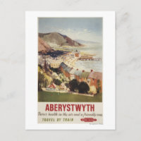 Aerial of Coast British Railways Poster