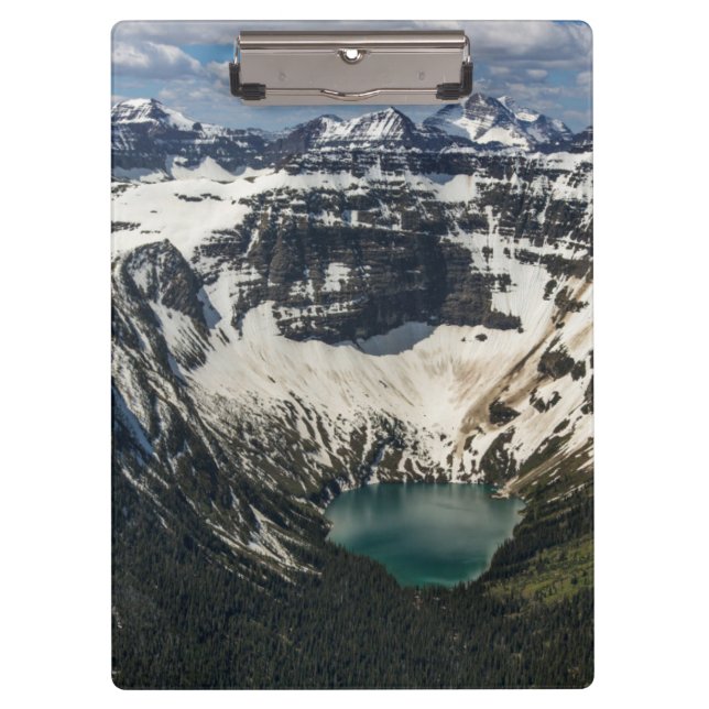 Aerial Of Warderman Lake Clipboard (Front)