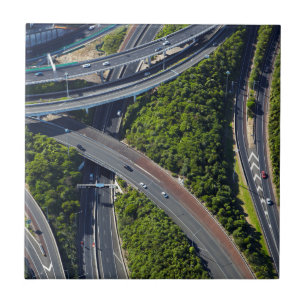 Aerial over Highway Junction Tile