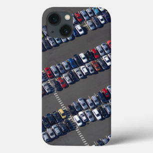 Aerial over Parking Lot iPhone 13 Case