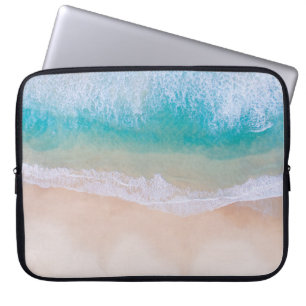 AERIAL PHOTO OF BODY OF WATER LAPTOP SLEEVE
