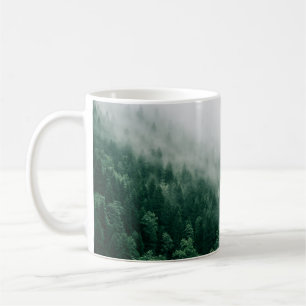 AERIAL PHOTO OF GREEN TREES COFFEE MUG