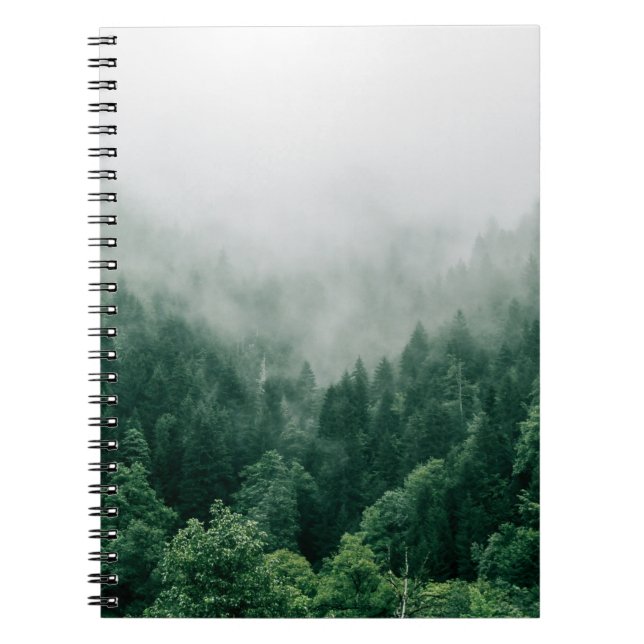 AERIAL PHOTO OF GREEN TREES NOTEBOOK (Front)