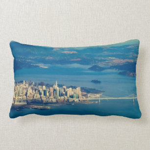 Aerial photograph of the San Francisco Bay Lumbar Cushion