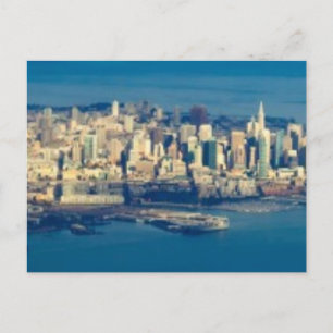 Aerial photograph of the San Francisco Bay Postcard