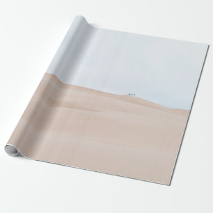 AERIAL PHOTOGRAPHY OF DESERT WRAPPING PAPER