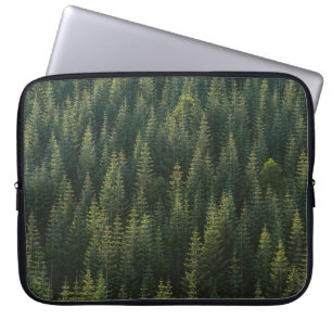 AERIAL PHOTOGRAPHY OF FOREST LAPTOP SLEEVE