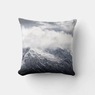 AERIAL PHOTOGRAPHY OF GRAY AND BLACK MOUNTAIN CUSHION