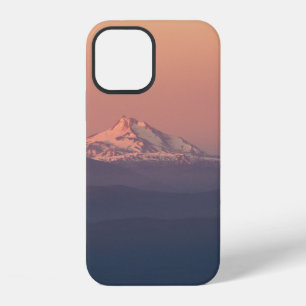 AERIAL PHOTOGRAPHY OF MOUNTAIN WITH SNOW iPhone 12 CASE