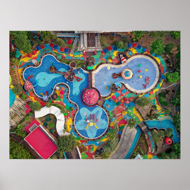 Aerial Playground Scene Poster (Front)