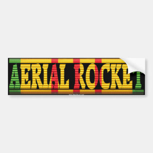 Aerial Rocket Vietnam Service Ribbon Sticker